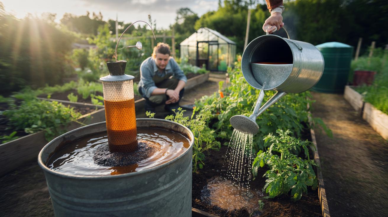 Gardeners uncover the magic of ‘compost tea’ for faster growing and happier plants